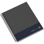 Spirálový sešit "Kraft", mix barev, A4, linkovaný, 100 listů, tvrdé desky, AMBAR 100300030120