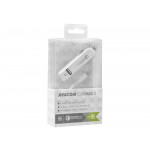 Avacom USB nabíječka do auta CarMAX 2 QuickCharge 2.0, 2 výstupy, kabel USB-A/USB-C,bílá