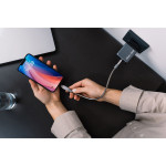 Verbatim, GaN cestovní nabíječka do sítě USB 3.0, USB C, šedá, 65 W, vyměnitelné vidlice C,G,A