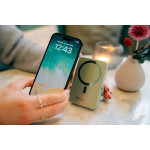 Verbatim, power banka s bezdrátovým nabíjením, 5V, nabíjení telefonu, 32259, 10 000mAh, magnetické připevnění, zelená