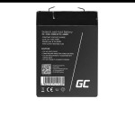 Green Cell AGM baterie 6V 4.5Ah