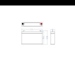 Green Cell AGM baterie 6V 7Ah