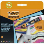 Akrylový popisovač, 8 různých barev, sada, 1,5-2,3 mm, BIC 527430