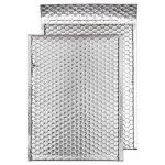 Obálka, lesklá stříbrná, bublinková, C4, 324 x 230 mm, BLAKE MBS324