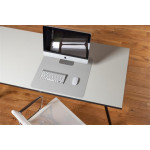 Podložka na stůl "Puro Sens Stijl Stone White", 60 x 60 cm, PP, RS OFFICE 05-6060SW