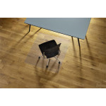 Podložka pod židli "Duragrip Meta", na tvrdé podlahové krytiny, PET, 110 x 120 cm, RS OFFICE 18-1100