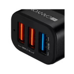 Nabíječka do auta "C-07", 3x USB, QC 3.0, 2,1A, CANYON CNE-CCA07B