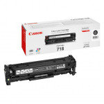 Canon originální toner 718 BK, 2662B002, black, 3400str.