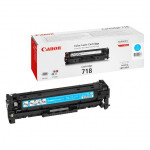 Canon originální toner 718 C, 2661B002, cyan, 2900str.