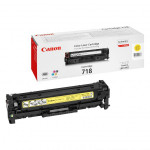 Canon originální toner 718 Y, 2659B002, yellow, 2900str.