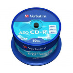 CD-R 700MB, 80min., 52x, DLP Crystal AZO, Verbatim, 50-cake
