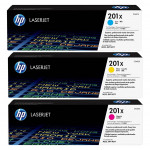HP originální toner CF253XM, HP 201X, CMY, 6900 (3x2300)str., 3ks