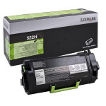 Lexmark originální toner 52D2H00, 522H, black, 25000str., return