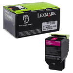 Lexmark originální toner 70C2HME, magenta, 3000str.