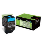 Lexmark originální toner 80C2HC0, cyan, 3000str., return