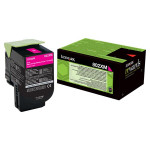Lexmark originální toner 80C2XM0, magenta, 4000str., extra high capacity, return