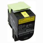 Lexmark originální toner 80C2XY0, yellow, 4000str., extra high capacity, return