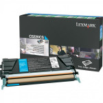 Lexmark originální toner C5220CS, cyan, 3000str., return