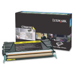 Lexmark originální toner C746A1YG, yellow, 7000str., return