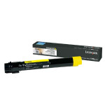Lexmark originální toner C950X2YG, yellow, 22000str.