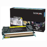 Lexmark originální toner X746A1YG, yellow, 7000str., return