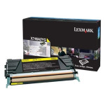 Lexmark originální toner X746A2YG, yellow, 70000str.