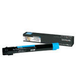 Lexmark originální toner X950X2CG, cyan, 24000str., extra high capacity