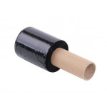 Strečová fólie, černá, s rukojetí, 0,1m x 153m