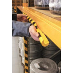 Ochranný rohový profil "C25R", žlutá-černá, DURABLE 1100130