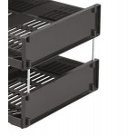 Adaptér k odkladači "Optimo", stříbrná, 4 ks, kovový, DURABLE 1700132001