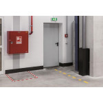 Samolepka pro podlahové značení "Point", žlutá, 100 mm, DURABLE 170404