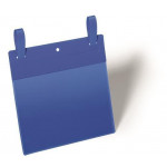 Logistic pocket, A5, horizontal, DURABLE, with fastening strap, blue