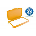 Výklopné víko k odpadkovému koši 60 l "DURABIN", žlutá, plast, DURABLE 1800500030