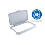 Výklopné víko k odpadkovému koši 60 l "DURABIN", šedá, plast, DURABLE 1800500050