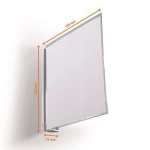 Informační tabulka, 149 x 149 mm, magnetická, 10 ks/balení, DURABLE 187119