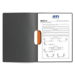 Desky s rychlovazačem "DURASWING® COLOR 30", oranžová, s klipem, A4, DURABLE