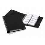 Vizitkář kroužkový "VISIFIX® Economy", černá, 400 ks, DURABLE