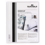 Desky s rychlovazačem "DURAPLUS®", bílá, A4, široké, DURABLE