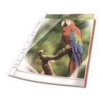 Euroobal "PREMIUM", transparentní, s červeným okrajem, A4, PP, 80 mikronů, 10 ks, DURABLE 265403