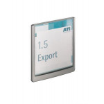 Informační tabulka "CLICK SIGN", šedá, 149x148,5 mm, DURABLE