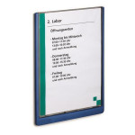 Informační tabulka "CLICK SIGN", modrá, 210 x 297 mm, DURABLE 486707