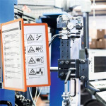 Prezentační kapsa "VARIO® 5 MAGNETIC", oranžová, magnetická, nástěnná, 5 kapes, DURABLE