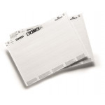 Štítky pro SCANFIX, C-profily a LABELFIX, bílá, 200 x 17 mm, 100 ks, DURABLE 800002