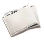 Štítky pro SCANFIX, C-profily a LABELFIX, bílá, 200 x 37 mm, 60 ks, DURABLE 809902