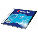Verbatim CD-R, 43347, DataLife, 1-pack, 700MB, Extra Protection, 52x, 80min., slim box, pro archivaci dat