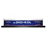 Verbatim DVD+R DL, Double Layer Matt Silver, 43666, 8.5GB, 8x, spindle, 10-pack, bez možnosti potisku, 12cm, pro archivaci dat