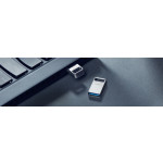 Kingston USB flash disk, USB 3.0, 256GB, DataTraveler Micro G2, stříbrný, DTMC3G2/256GB, USB A