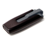 Verbatim USB flash disk, USB 3.0, 16GB, V3, Store N Go, černý, 49172, USB A, s výsuvným konektorem