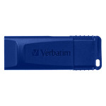 Verbatim USB flash disk, USB 2.0, 16GB, Slider, zelený, modrý, červený, 49326, USB A, s výsuvným konektorem, 3 ks