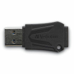 Verbatim USB flash disk, USB 2.0, 64GB, ToughMAX, černý, 49332, USB A, kompozitní materiál KyronMAX(tm)